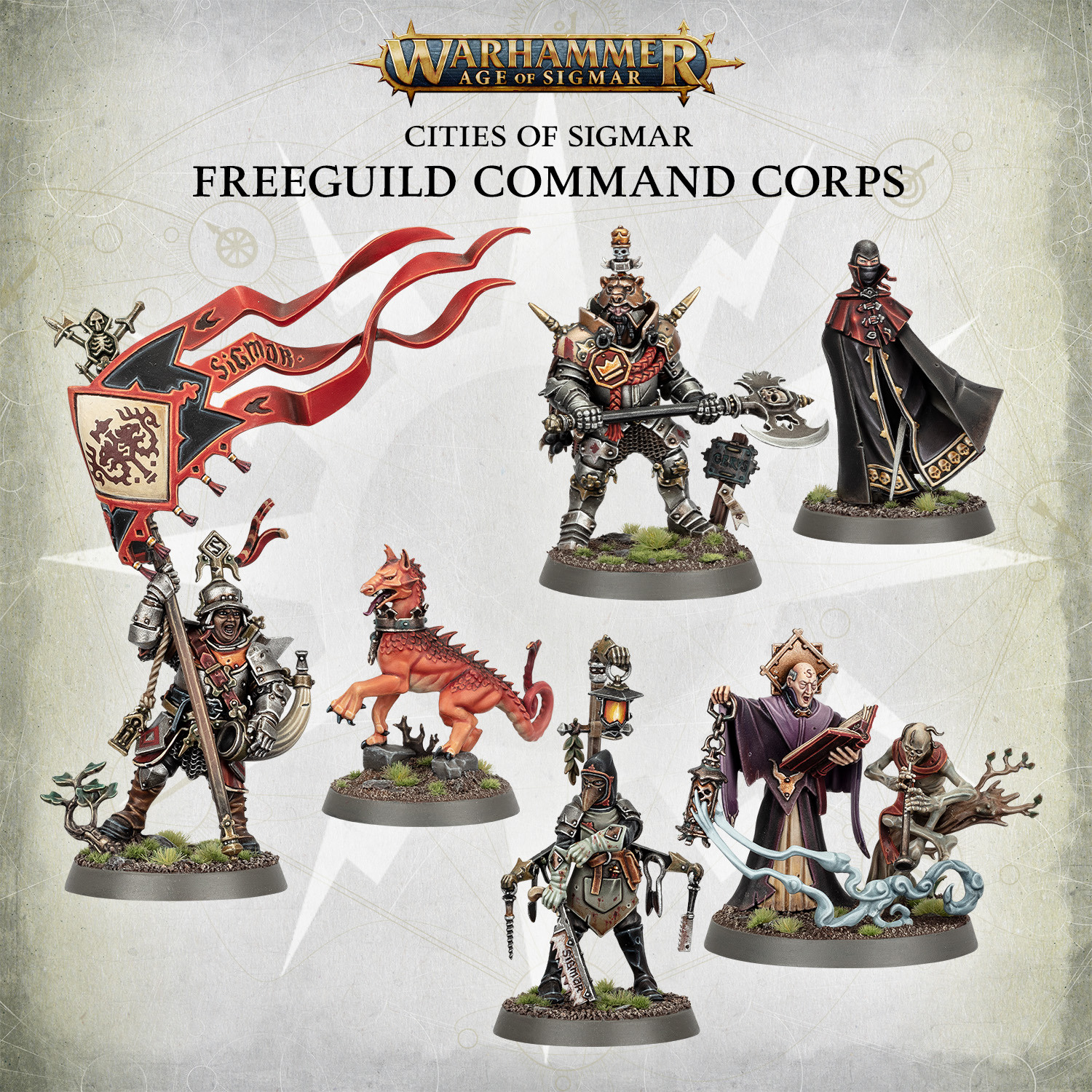 Freeguild Command Corps - Warhammer Age Of Sigmar