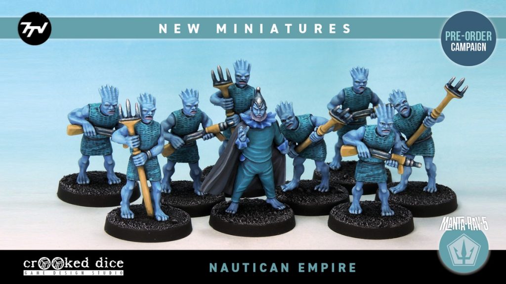 Enter The 7TV World Of MANTA Ray 5 Soon With Crooked Dice! OnTableTop