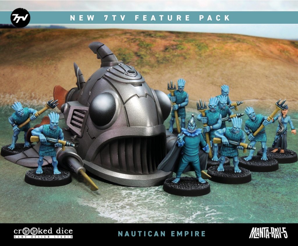 Check Out Vehicles From Crooked Dice’s 7TV & MANTA Ray 5 OnTableTop Home of Beasts of War