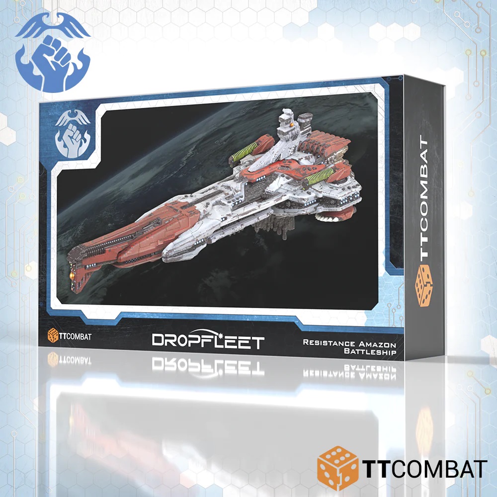 Dropfleet Commander – Bioficers Battlecruiser, Nuovo In Scatola, SKU TTDFX-BIO-003