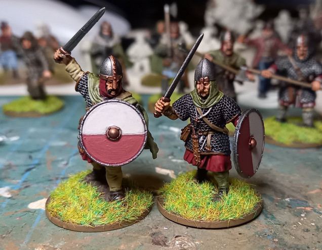 Finished Anglo-Saxon Huscarls For Ravenfeast