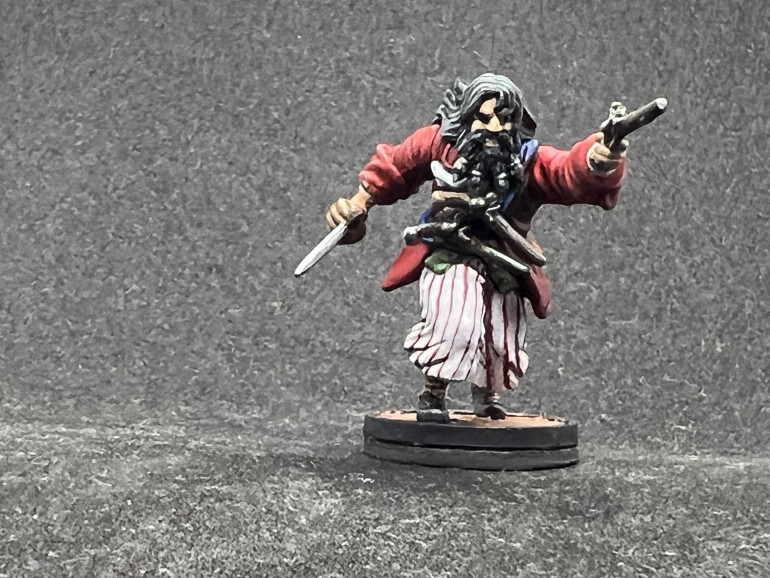 And finally, Edward Teach, AKA Black Beard who will lead this faction in the upcoming games.