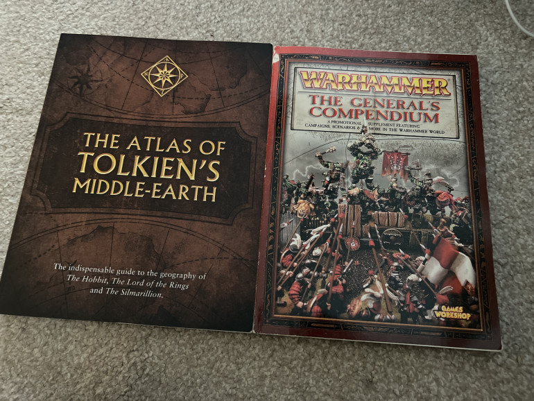 Also got me some literature to inspire my growing desire for campaigns. The atlas is particularly interesting.