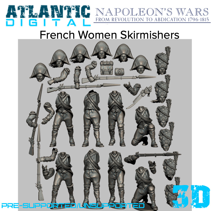 French Women Skirmishers - Wargames Atlantic