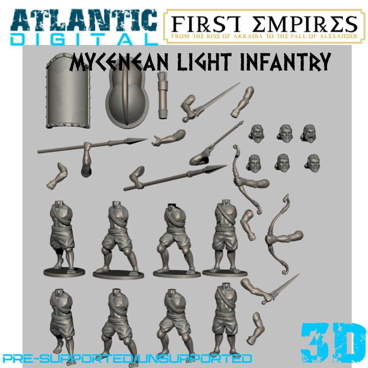 Mycenean Light Infantry - Wargames Atlantic