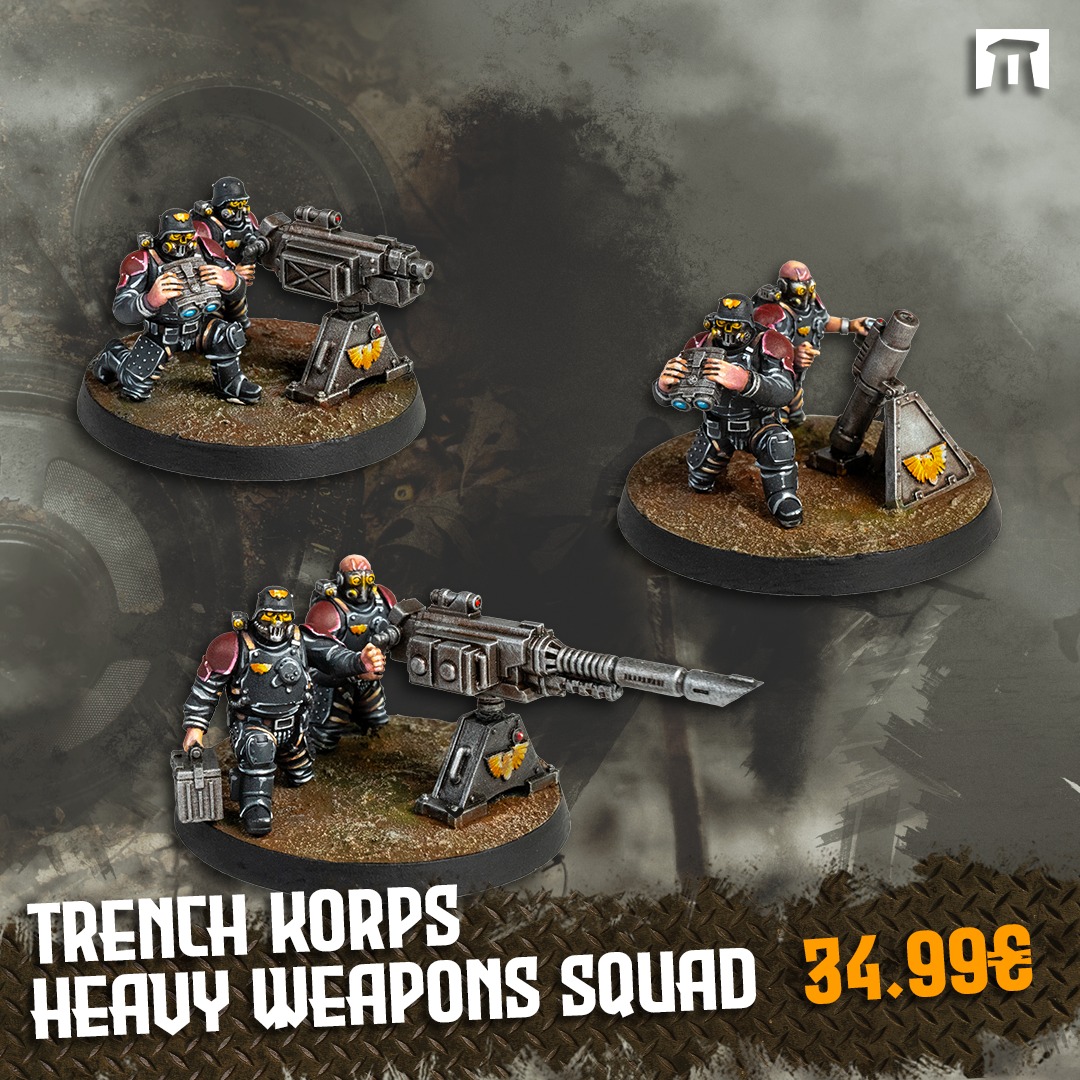 Trench Korps Heavy Weapons Squad - Kromlech