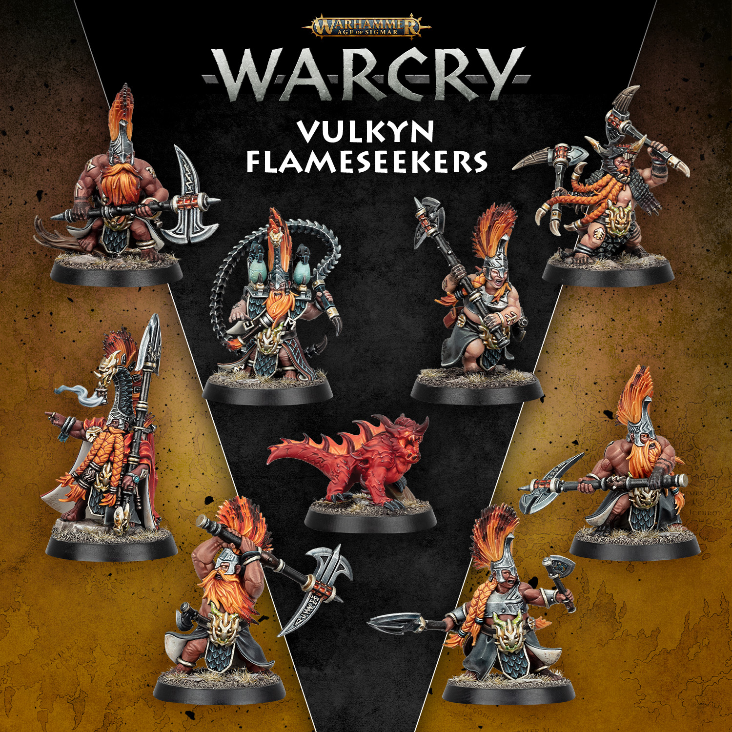 Vulkyn Flameseekers - Warhammer Age Of Sigmar Warcry
