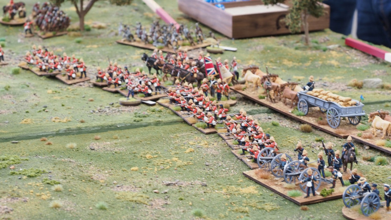 Action on the iNyezane Zulu Wars Game