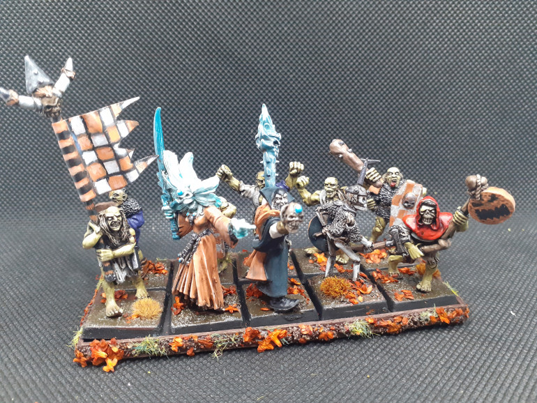 Bam been painting a necromancer and his zombie chums. Used some of the v2 speed paint and am very impressed especially with the metallics