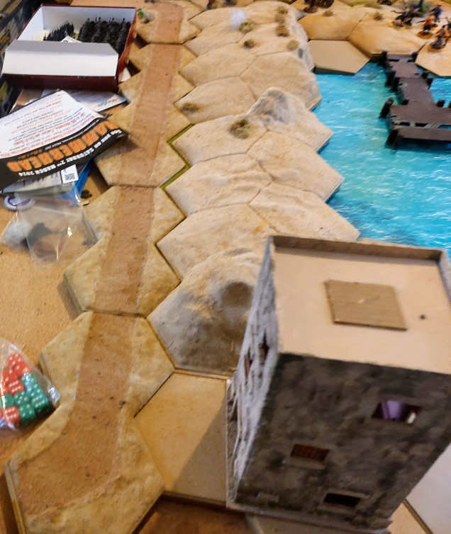 Ruins , huts and the layout changes.