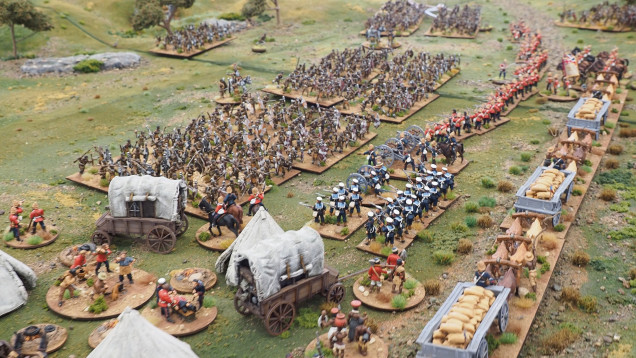 Action on the iNyezane Zulu Wars Game