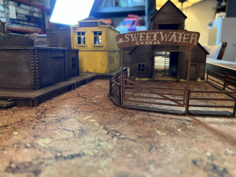 Combined with the corral (and its badly hand painted sign courtesy of me), the stable provides fresh new gaming opportunities to play around Dude City. 