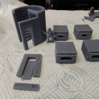 3D printed bits & ground floor