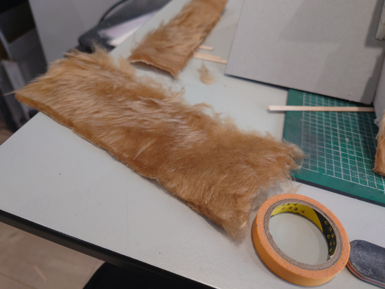 Fur cut to the right size