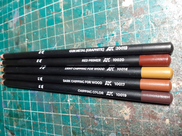 Different pencils for Different effects, feel a bit like crayons crossed with makeup