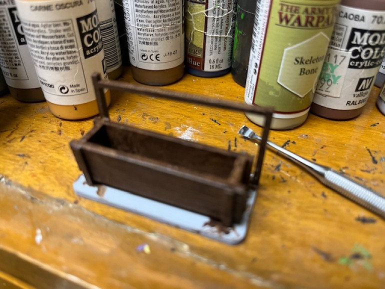 Simple horse trough. 