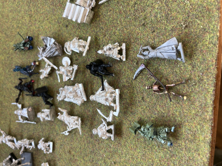 Some miscellaneous models that shall be ghosts. It’s a great use for those odds and ends that don’t have a specific place in an army or project.
