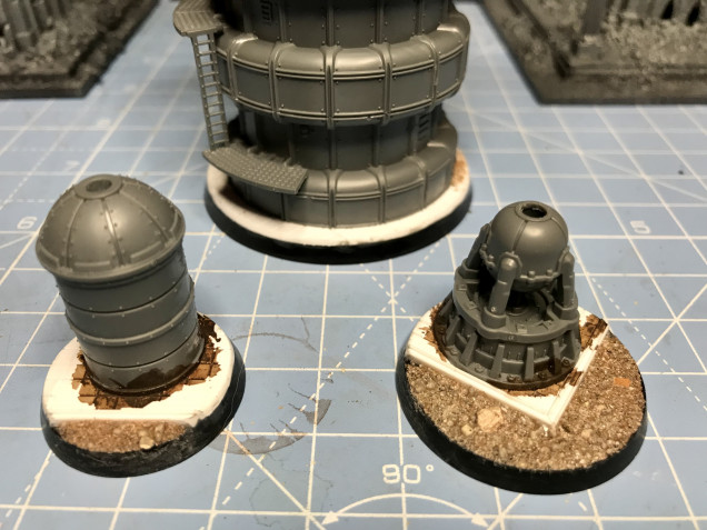 A couple more ready for painting!  Can also just be used as scatter terrain!