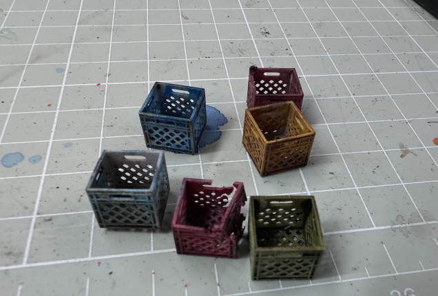 Weathering boxes and crates