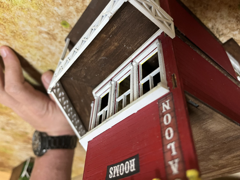 Another view of the balcony.