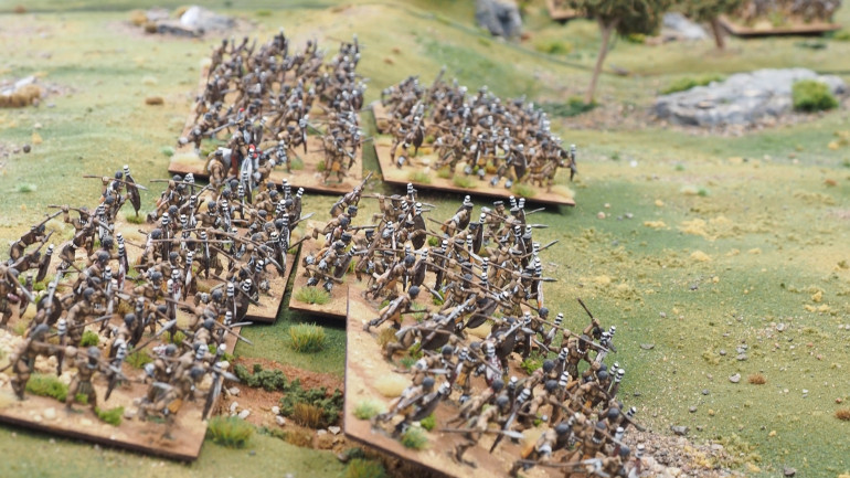 Action on the iNyezane Zulu Wars Game