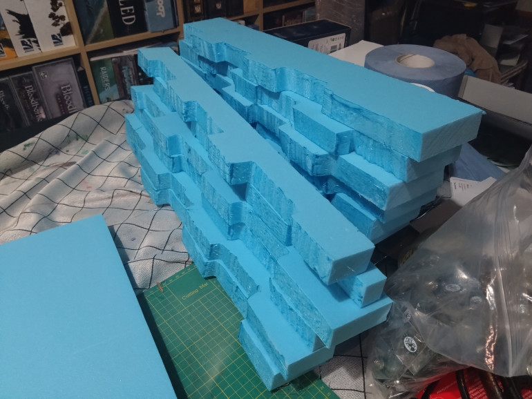 Alternately I could go 6mm GoT and here's The Wall