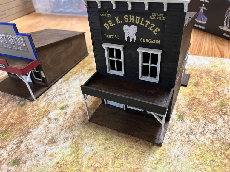 Sign in place, just needs some weathering and some flyers.