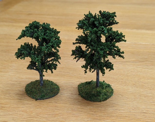 The plastic armature trees