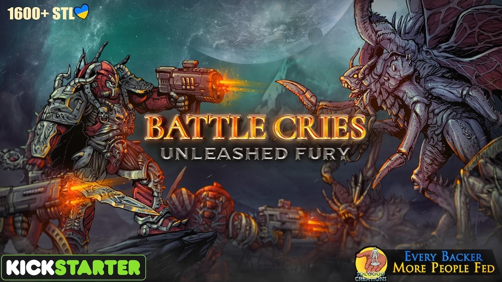 Battle Cries Unleashed Fury - SolGood Creations