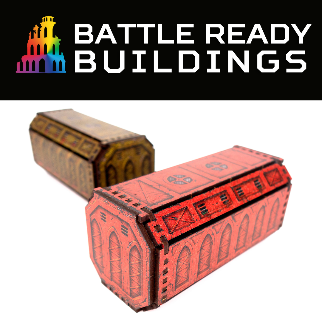 Battle Ready Buildings Containers - Chromacut Studio
