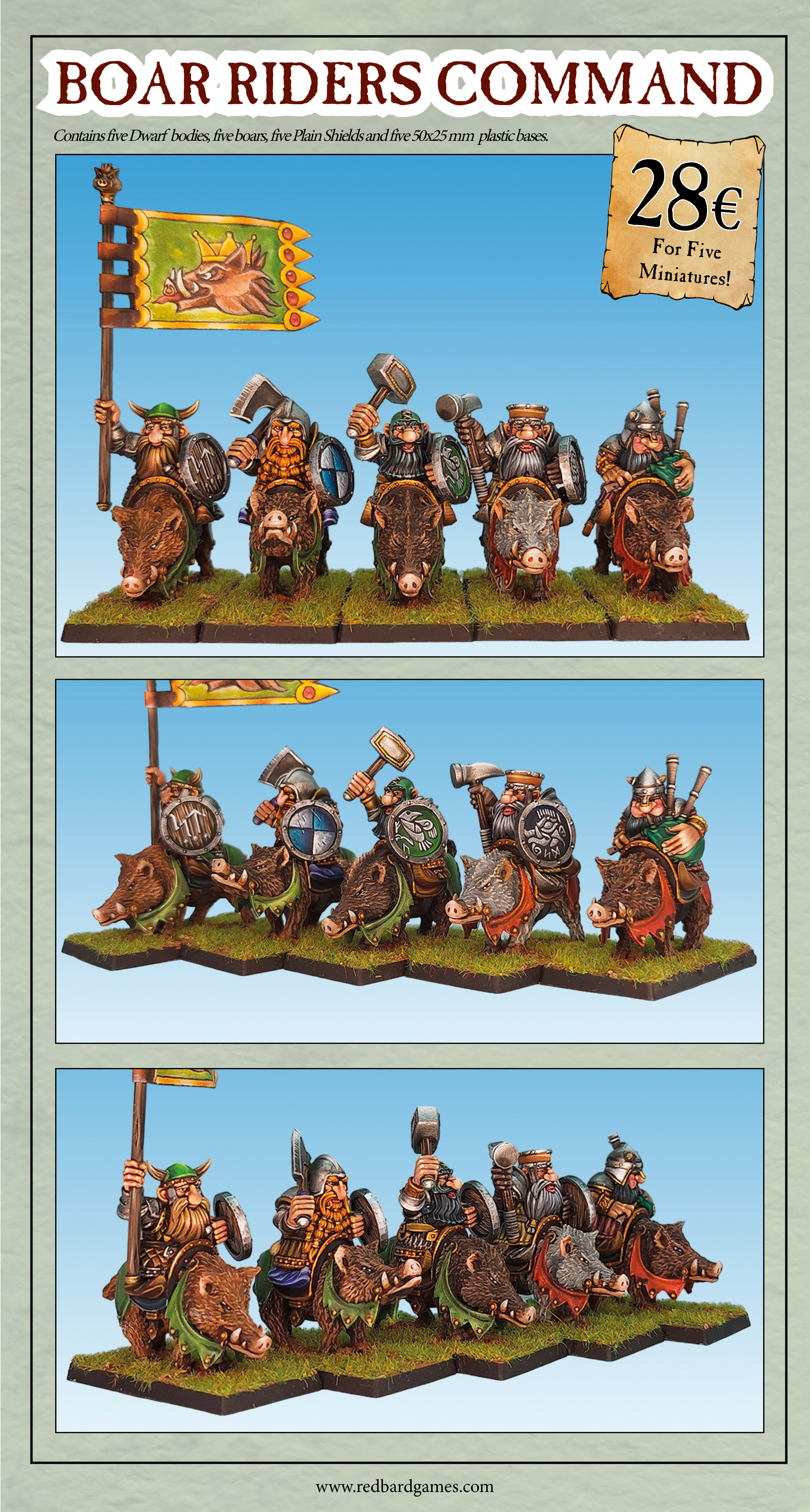 Boar Rider Command - Red Bard Games