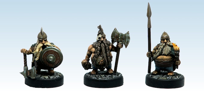 Buldahr Dwarves - Torch & Shield