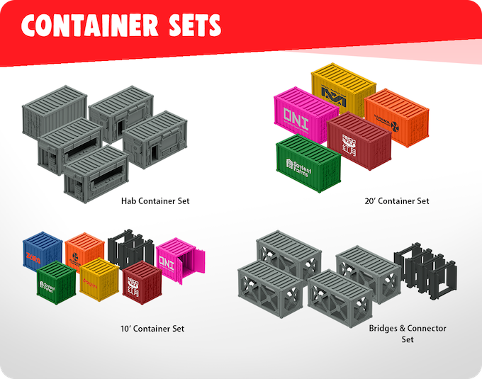 Container Set - Monster Fight Club