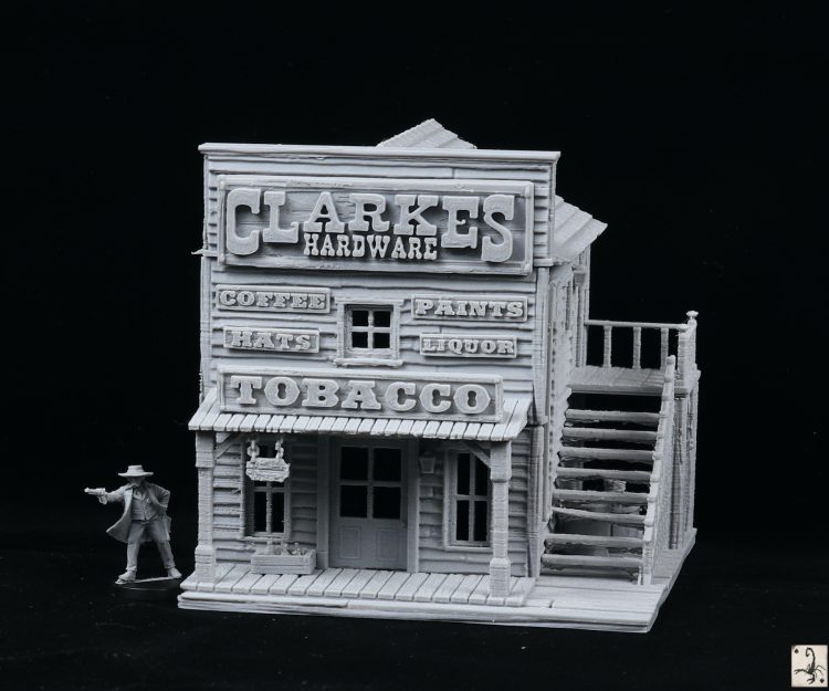 Black Scorpion Tease New 28mm 3D Printable Wild West Terrain ...