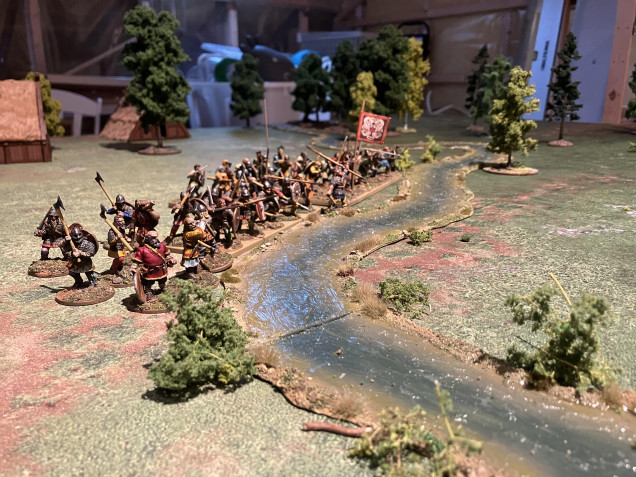 Some vikings are looking for a bridge to cross (or hold) 28mm