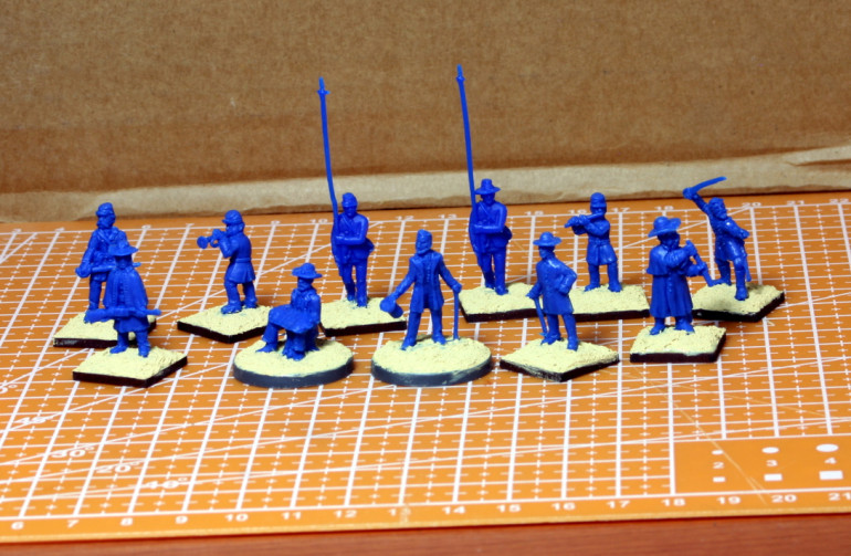 The last 11 miniatures - mostly characters.