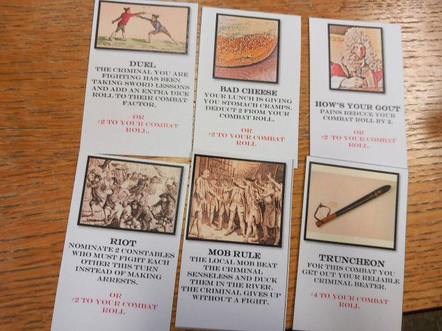 Some combat related cards 