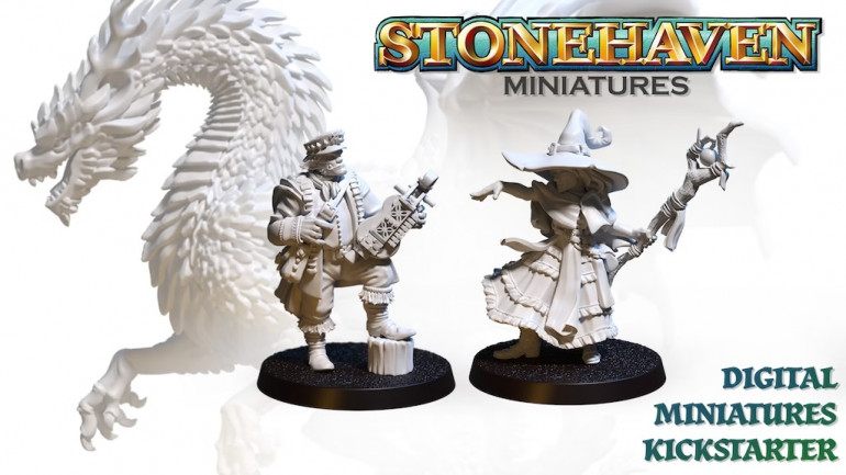 Stonehaven Heroes Vol 2: 3D Printable Miniatures