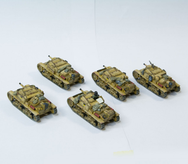 Sandbags and rivets - Italian Tanks