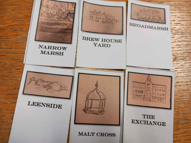 Narrow Marsh was an up and coming slum. Inmates were whipped from a cart from the xhire Hall to the malt Cross and back again.