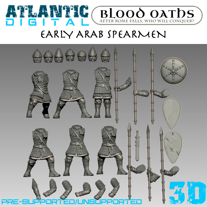 Early Arab Spearmen - Wargames Atlantic