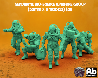 Stunning Sci-fi Miniatures From Strange Plastic’s Project: Blackstar 