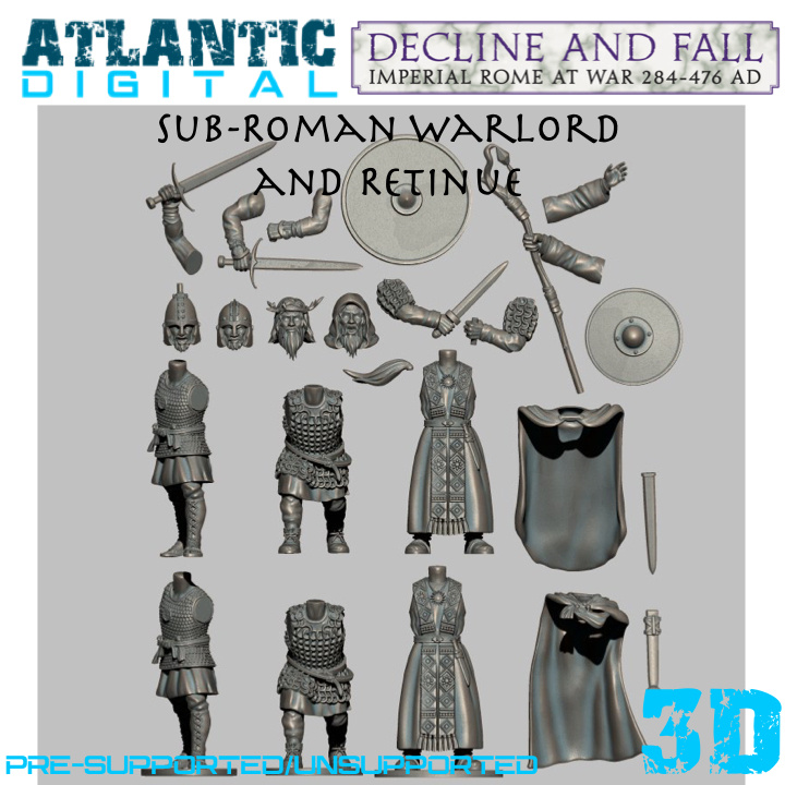 Sub-Roman Warlord & Retinue - Wargames Atlantic