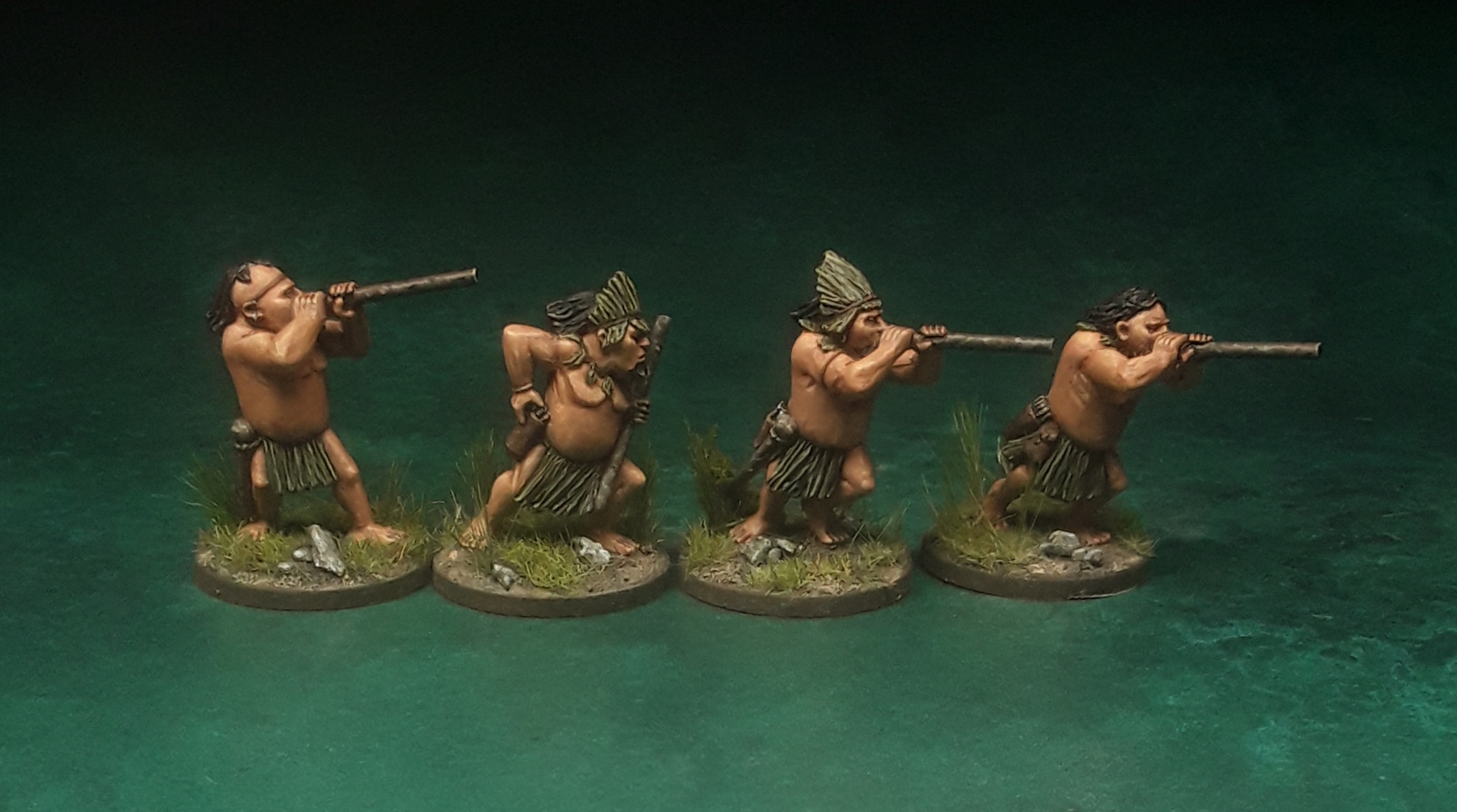 Woses With Blowpipes - Ragnarok Miniatures