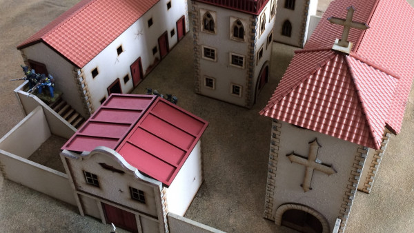 Defend Empires At War’s 28mm Spanish Monastery
