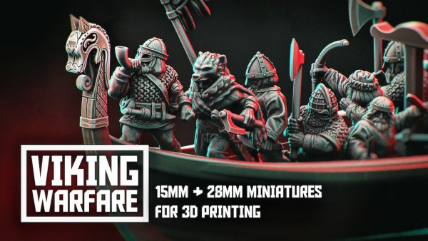 15mm & 28mm Viking Warfare Awaits From Smol Miniatures
