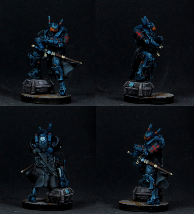 Knight of Santiago Hacker, painted in oils.