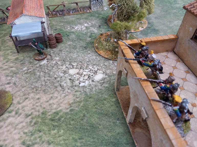 Voltigers snipe down the. British officer as one rifle unit abandoned him to close to the enemy