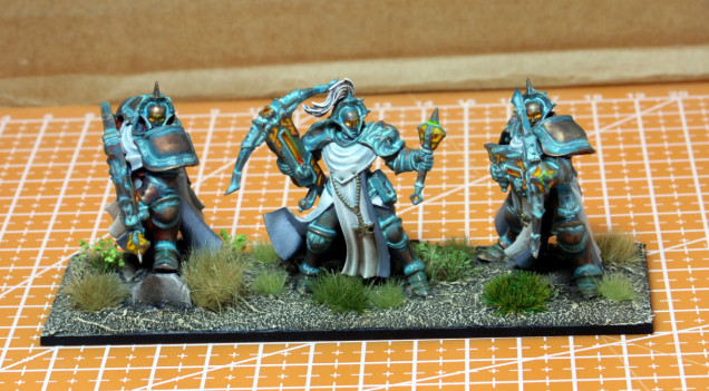 White robes add to the army but also increases the time to paint them.