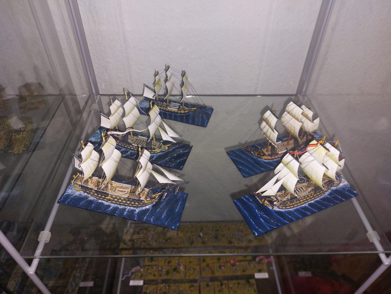 My british and spanish fleets so far.